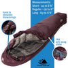 Katahdin 15°F 625 Fill Power Hydrophobic Sleeping Bag with Advanced Synthetic